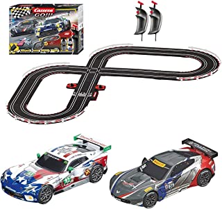 Carrera GO!!! 62521 onto The Podium Electric Powered Slot Car Racing Kids Toy Race Track Set Includes 2 Hand Controllers and 2 Cars in 1:43 Scale