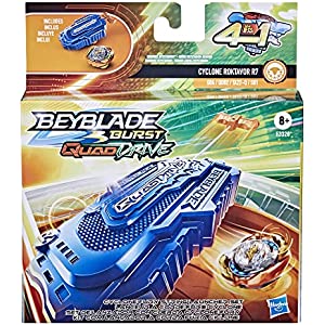 BEYBLADE Burst QuadDrive Cyclone Fury String Launcher Set -- Battle Game Set with String Launcher and Right-Spin Battling Top Toy