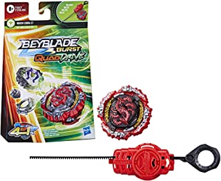 BEYBLADE Burst QuadDrive Wrath Cobra C7 Spinning Top Starter Pack -- Defense/Attack Type Battling Game with Launcher, Toy for Kids