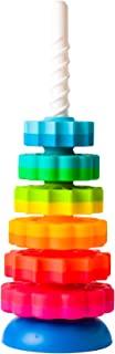 Fat Brain Toys SpinAgain Kids Stacking Toy