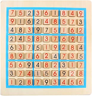 Andux Sudoku Board Toy 2-in-1 Wooden Chess Puzzle Game SD-06 Sudoku & Chess