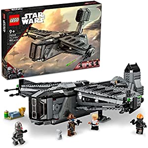 LEGO Star Wars The Justifier 75323 Building Toy Set for Kids, Boys, and Girls Ages 9+; Buildable Starship Featuring Cad Bane, Omega, Fennec Shand and Hunter, Plus a Todo 360 Droid (1,022 Pieces)