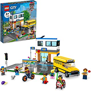 LEGO City School Day 60329 Building Kit; Toy School Playset with 2 City TV Characters, for Kids Aged 6 and up (433 Pieces)