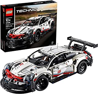 LEGO Technic Porsche 911 RSR 42096 Race Car Building Set STEM Toy for Boys and Girls Ages 10+ Features Porsche Model Car with Toy Engine (1,580 Pieces)