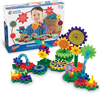 Learning Resources Gears! Gears! Gears! Gizmos Building Set, Construction Toy, STEM Learning Toy, 83 Pieces, Ages 3+