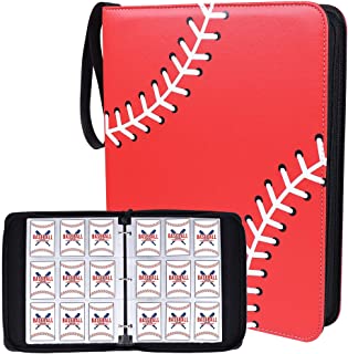 NeatoTek Waterproof Trading Card Binder, Trading Album Display Holder, Expandable,720 Double Sided Pocket Album, Compatible with Pokémon Cards, Yugioh, MTG and Other TCG (Baseball, 9 Pocket)