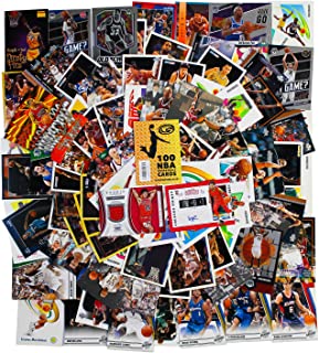 NBA Basketball Hit Collection Gift Box & Collecting Guide | 100 Official NBA Cards | Includes: 2 Relic, Autograph or Jersey Cards Guaranteed | May Contain Inserts or Parallels | Perfect Starter Set