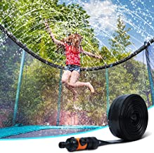 Trampoline Sprinkler for Kids - Outdoor Trampoline Water Sprinkler for Kids and Adults, Trampoline Accessories Sprinkler 39ft Long for Water Play, Games, and Summer Fun in Yards