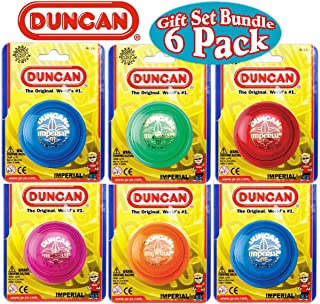 Duncan Yo-Yo Imperial Gift Set Bundle - 6 Pack (Assorted Colors)
