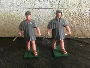 2 Ancient Roman legionaries. Marching order  Regal toy soldiers  54mm metal