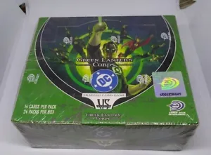 VS System DC Green Lantern Corps FACTORY SEALED BOOSTER BOX 24 Packs Upper Deck