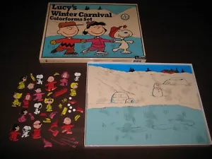 Lucy's Winter Carnival Colorforms Set 2017 Repo 1972 Original