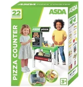 Little ASDA Pizza Counter Kids Roleplay Pretend Play Supermarket Fun Gift Toy