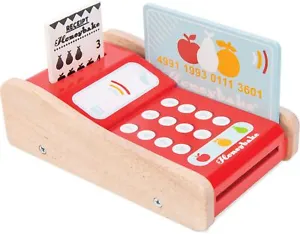 Le Toy Van HONEYBAKE CARD MACHINE Educational Wooden Kids Pretend Play Toy BN