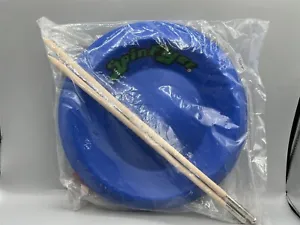 NEW SEALED SPOONER SPIN FLYER SPINNING PLATE FLYING DISC IN BLUE