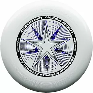 Discraft Ultimate Frisbee 175 gram Ultra Star Sport Disc - White