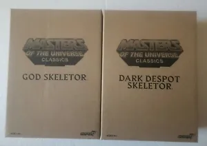 Super7 Masters of the Universe Classics Dark Despot and God Skeletor lot 2 new