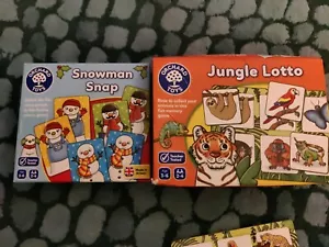 Orchard Toys Snowman Snap And Jungle Lotto