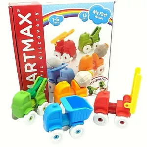 SmartMax My First Vehicles Preschool Toy Construction Set of 4 Missing Ball