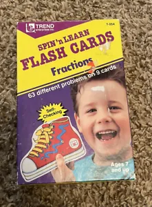 Spin’n Learn Flash Cards Fractions T-054