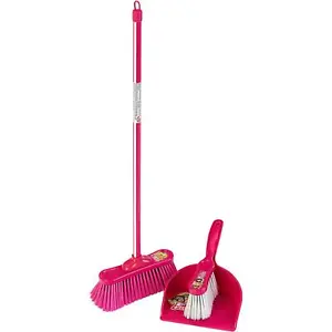 Klein BARBIE 3PC SWEEPING SET Childrens Pretend Role Play Activity Toy BN