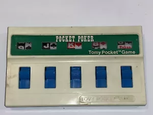 Vintage TOMY Pocket Poker Game No 7040 1976