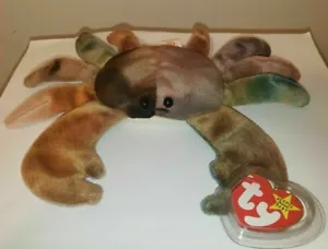 Ty Beanie Babies Claude the Crab