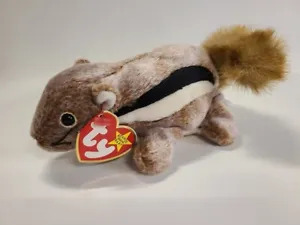 TY Beanie Baby CHIPPER the Chipmunk (6.5 inch) MWMTs Stuffed Animal Toy