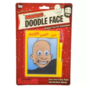 Magic Doodle Face - Child Magnetic Draw Board Puzzle Game - Classic Novelty Toy