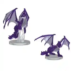 D&D Icons of the Realms Amethyst Dragon Wyrmling Promo