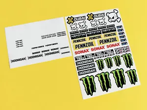 RC 10th 1:10 scale ULTIMATE drift GYMKHANA RALLY RACE drift stickers decals
