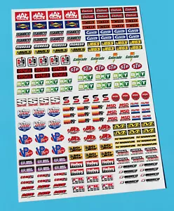 RC MONSTER TRUCK 10th 1:10 Radio Control scale Sponsor logo stickers decals