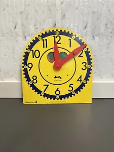 Original Judy Clock Judy Instructo Wood Gear Clock-Home Schooling Teaching Tool