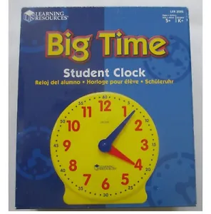 Learning Resources Big Time Clock Student 12 HR 5