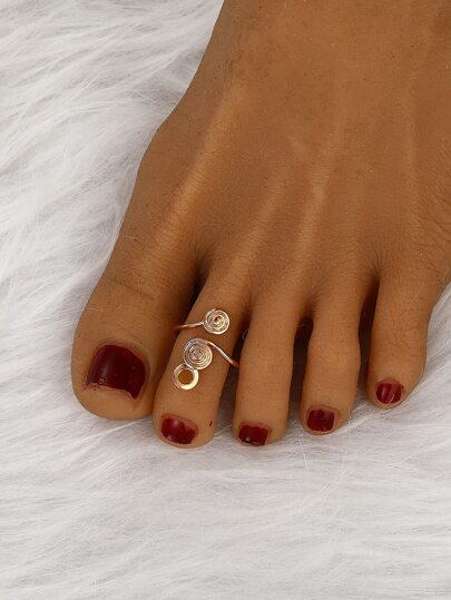 Structured Toe Ring