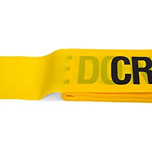 Crime Scene Do Not Cross Barricade Tape 3 X 100 • Bright Yellow with a ...